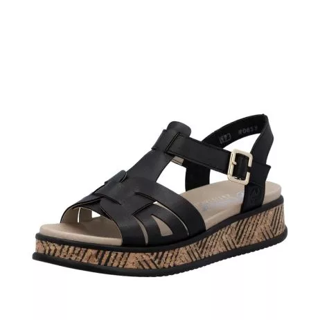 Sandały RIEKER W0853-00 black