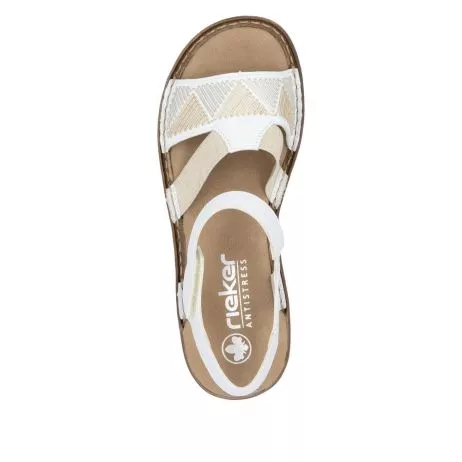 Sandały RIEKER 608C4-80 white