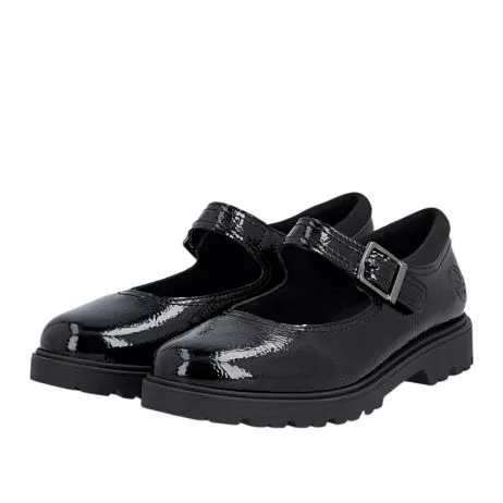 Półbuty RIEKER 45567-00 black