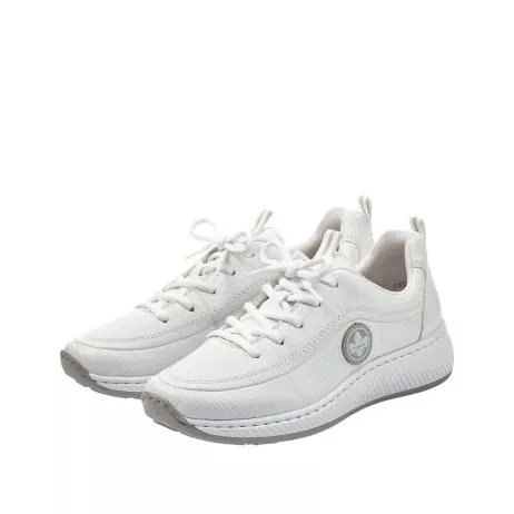 Półbuty RIEKER N5504-80 white