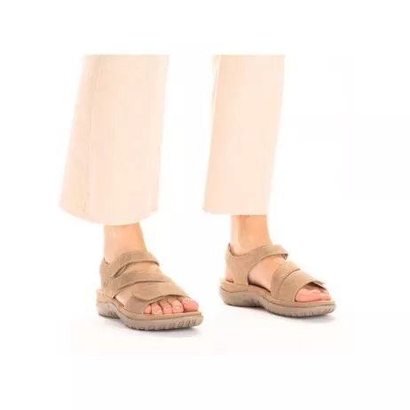 Sandały RIEKER 64870-62 beige
