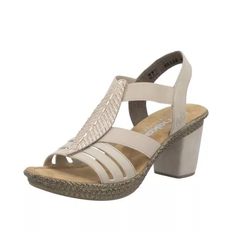Sandały RIEKER 66526-62 beige