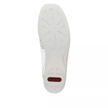 Sandały RIEKER 41350-80 white