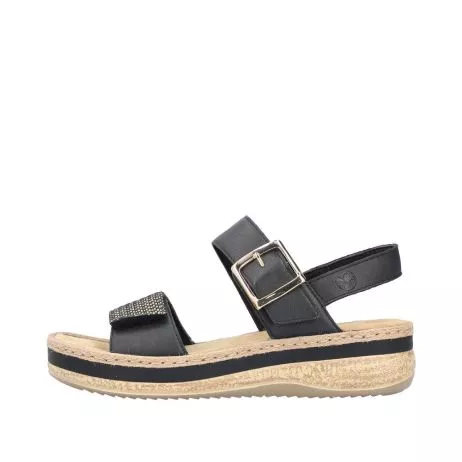 Sandały RIEKER V0951-00 black