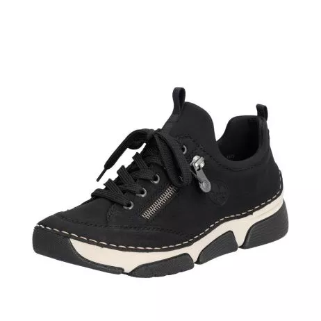 Półbuty RIEKER 45973-00 black