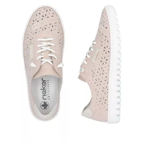 Półbuty RIEKER M2354-31 pink