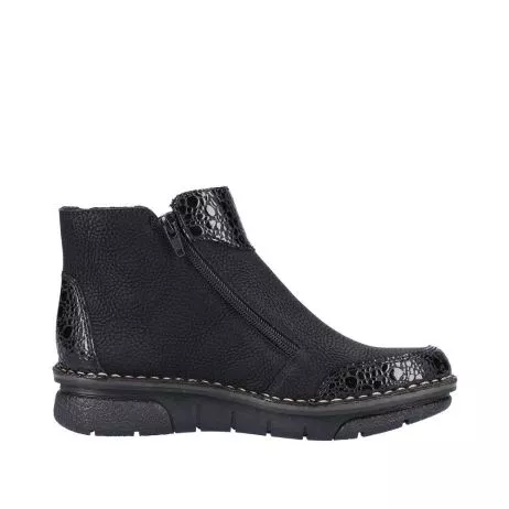 Botki RIEKER 73355-00 black
