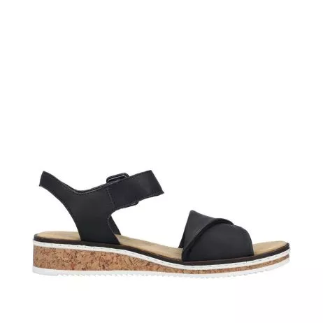Sandały RIEKER V3691-00 black