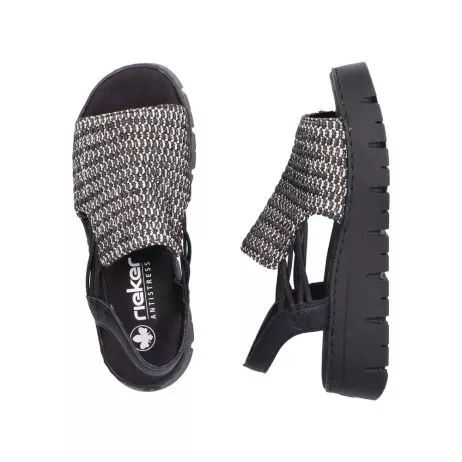 Sandały RIEKER V1051-00 black