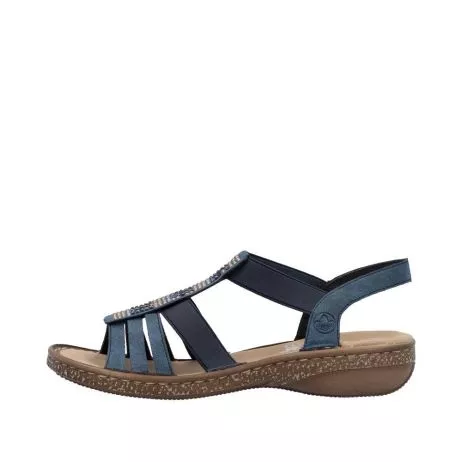 Sandały RIEKER 628G7-14 blue