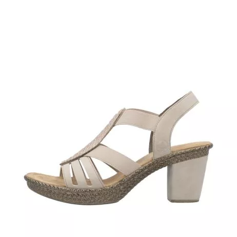 Sandały RIEKER 66526-62 beige