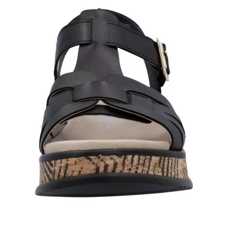 Sandały RIEKER W0853-00 black