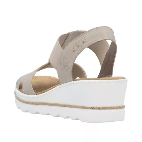 Sandały RIEKER 67498-62 beige
