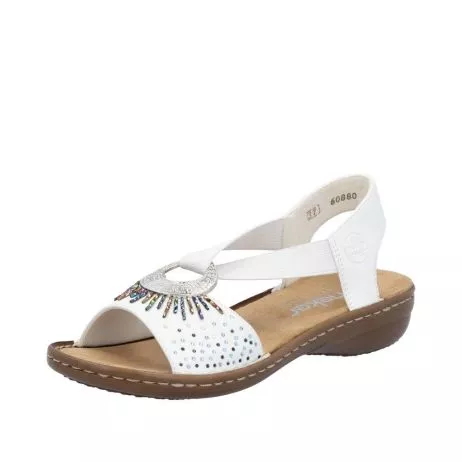 Sandały RIEKER 60880-80 white