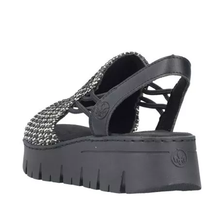 Sandały RIEKER V1051-00 black