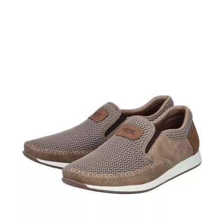 Mokasyny RIEKER 11954-64 beige