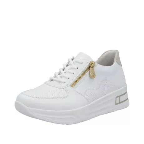 Półbuty RIEKER N8100-80 white