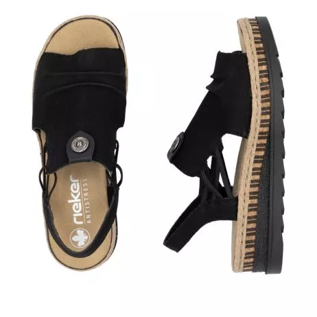 Sandały RIEKER V7972-00 black