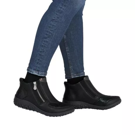 Botki RIEKER 59558-00 black