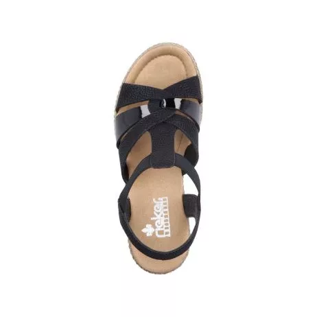 Sandały RIEKER 665K3-00 black