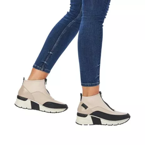 Botki RIEKER N6352-60 beige