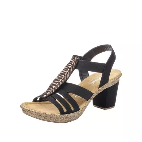 Sandały RIEKER 66526-00 black