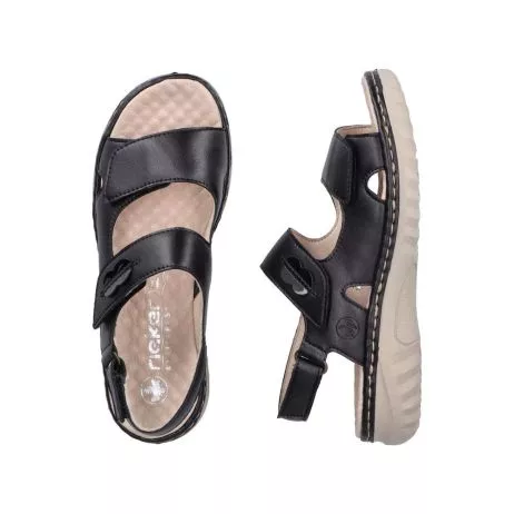 Sandały RIEKER 60462-00 black