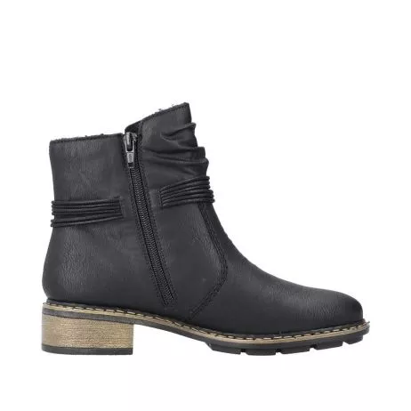 Botki RIEKER 77263-00 black