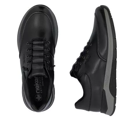 Półbuty RIEKER 39658-00 black