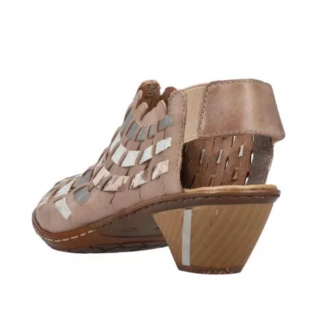 Sandały RIEKER 46778-64 beige