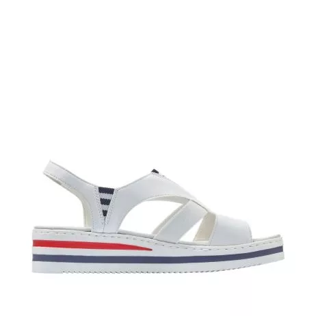 Sandały RIEKER V02Y5-80 white