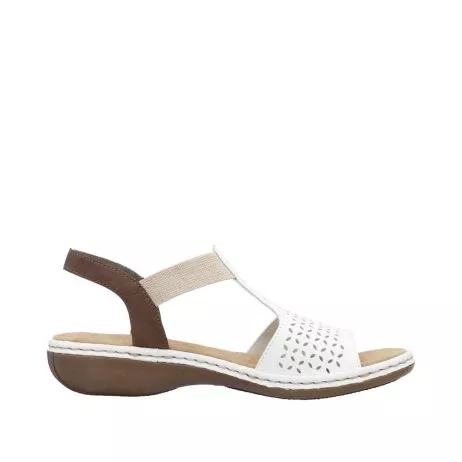 Sandały RIEKER 65917-80 white