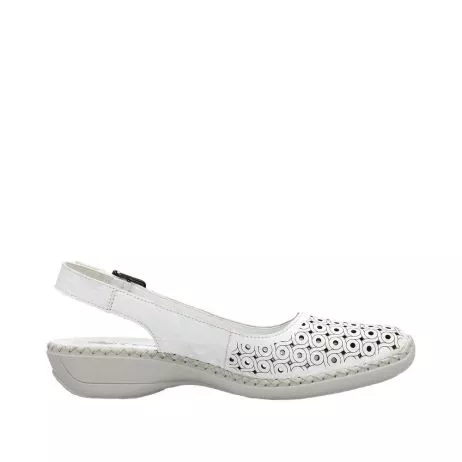 Sandały RIEKER 41350-80 white