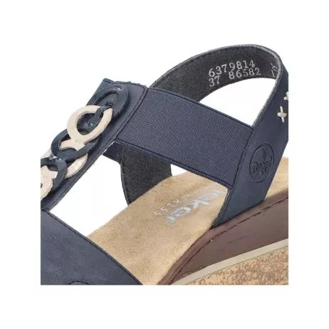 Sandały RIEKER 63798-14 blue