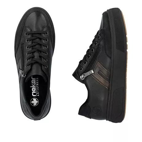 Półbuty RIEKER M7711-00 black