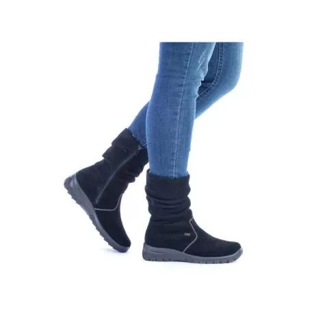 Botki RIEKER Z7171-01 black