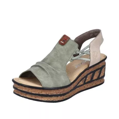 Sandały RIEKER 68175-52 green