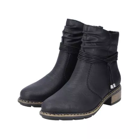 Botki RIEKER 77263-00 black