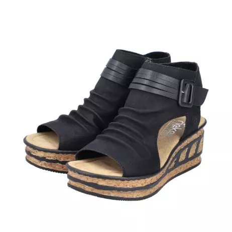 Sandały RIEKER 68191-00 black