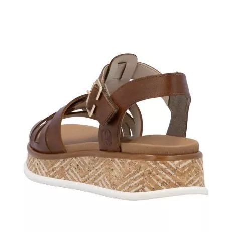 Sandały RIEKER W0853-24 brown