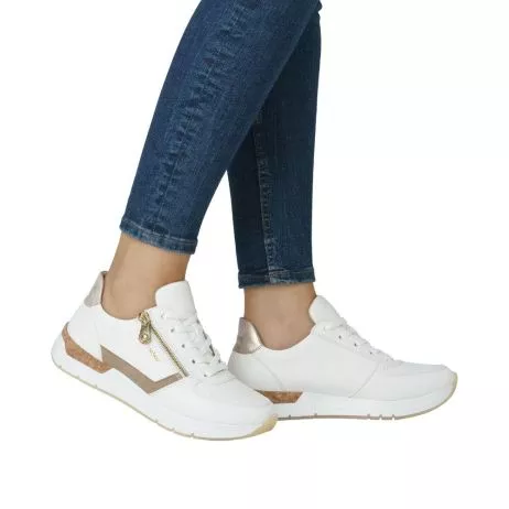Półbuty RIEKER 58902-80 white