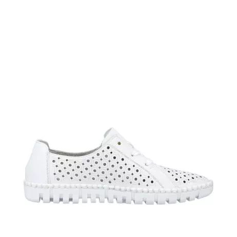 Półbuty RIEKER M2300-80 white