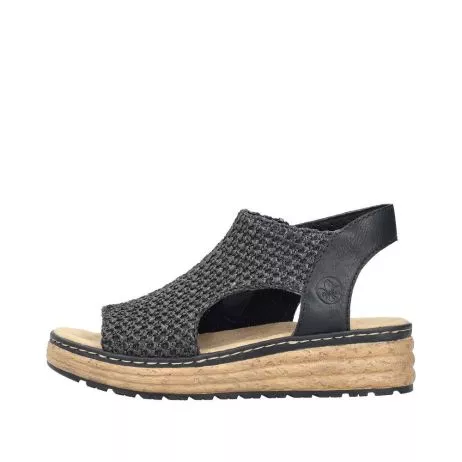 Sandały RIEKER 62783-00 black