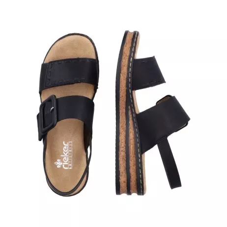 Sandały RIEKER 62950-00 black