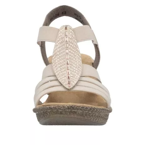 Sandały RIEKER 66526-62 beige
