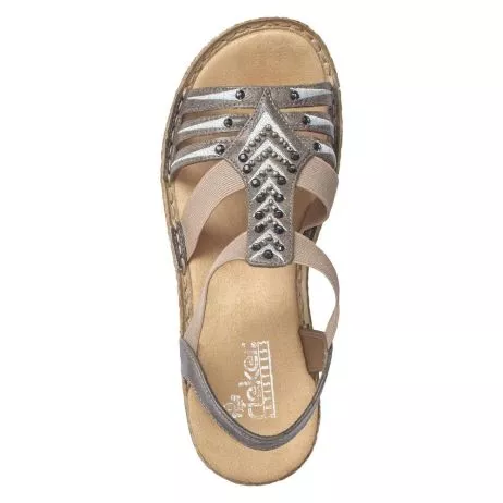 Sandały RIEKER 65861-45 grey