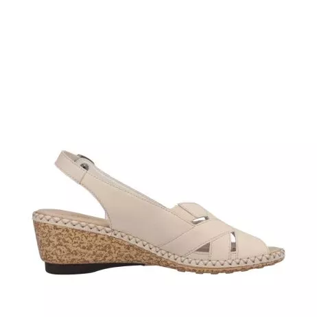 Sandały RIEKER 66189-60 beige