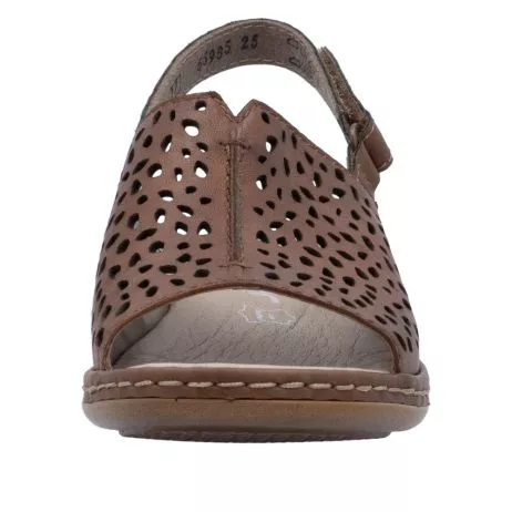 Sandały RIEKER 65985-25 brown