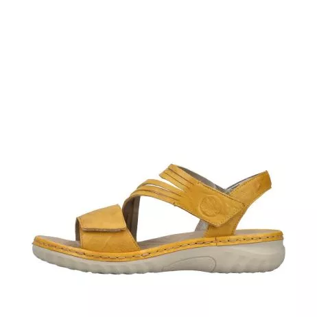 Sandały RIEKER 60464-68 yellow