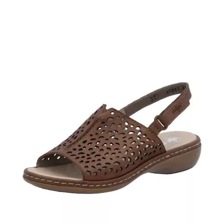 Sandały RIEKER 65985-25 brown